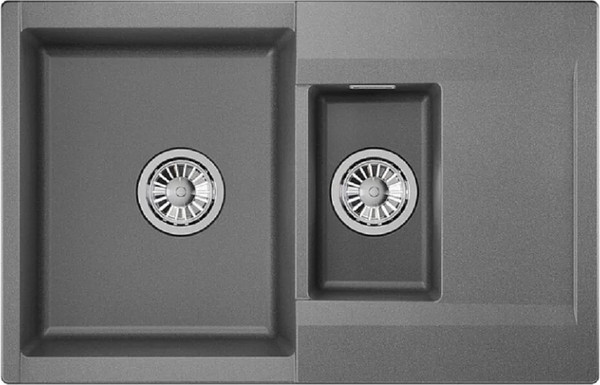 Изображение товара Мойка кухонная GRANULA ES-7808 (графит)