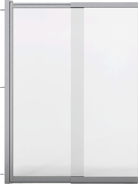 Изображение товара Стеклянная шторка для ванны Adema 100x140 НФА 612  (прозрачное стекло)