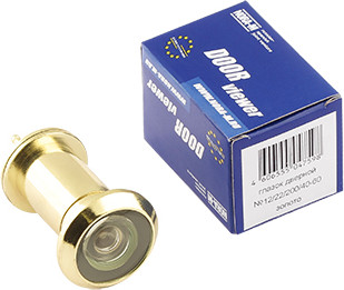 Изображение товара Глазок дверной Нора-М №12/22/200/40-60 / 10791 (золото)