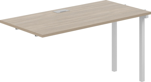 Изображение товара Стол модульный Norden 280x60x75 / SG.264.OD.44.WH (белый/дуб темный)
