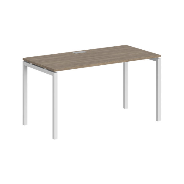 Изображение товара Письменный стол Norden 140x80x75 / SG.208.OD.44.WH (белый/дуб темный)