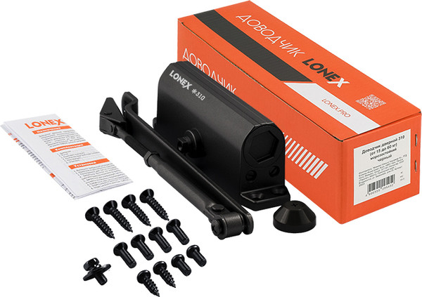 Изображение товара Доводчик с рычагом Нора-М Lonex 310 / 20023 (черный)