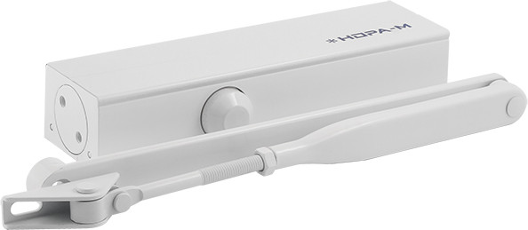 Изображение товара Доводчик с рычагом Нора-М 830 ВС / 19308 (белый)