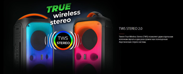 Изображение товара Портативная акустика Ginzzu GM-111