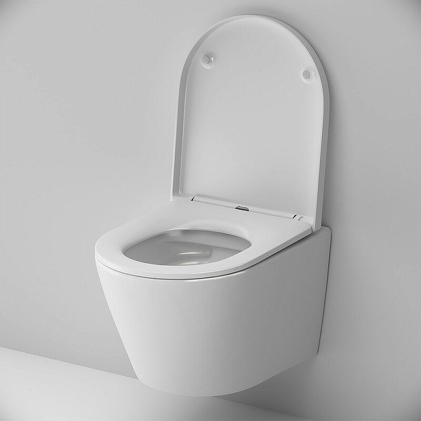 Изображение товара Унитаз подвесной с инсталляцией AM.PM Prime Fit / IS90201.741701 (глянцевый белый, с кнопкой смыва)