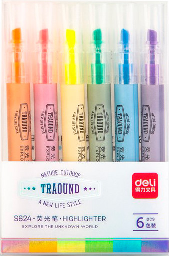 Изображение товара Набор маркеров Deli S624 (6шт)