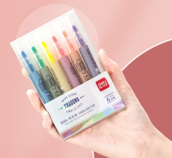 Изображение товара Набор маркеров Deli S624 (6шт)