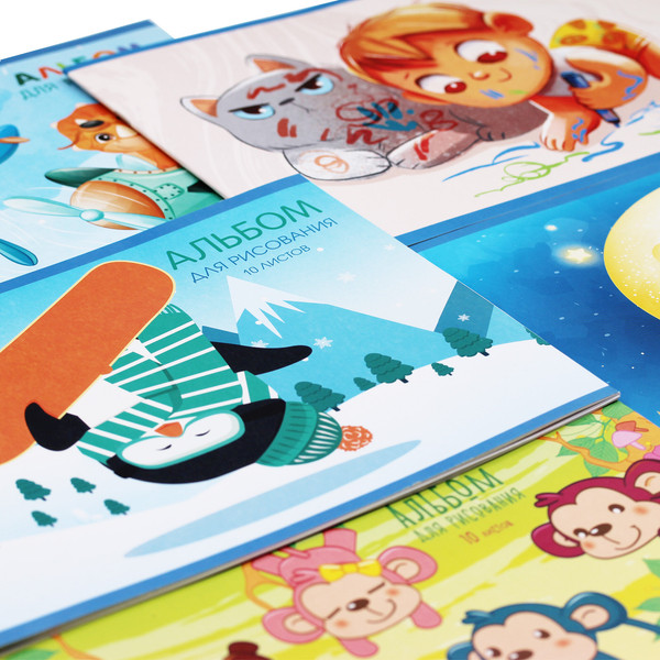 Изображение товара Альбом для рисования Listoff Рисуем вместе / А102300