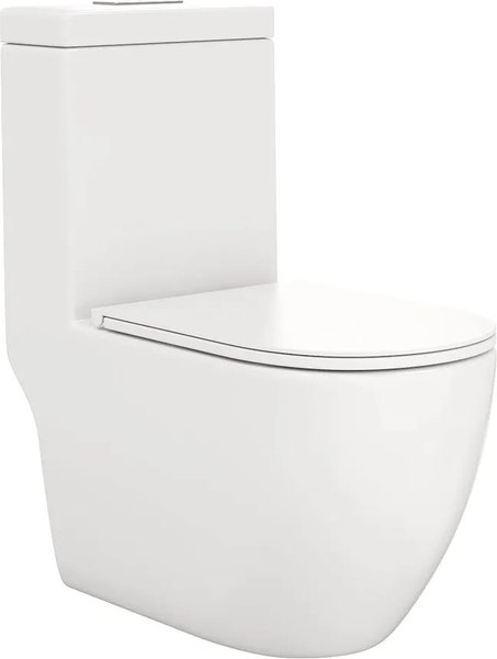 Изображение товара Унитаз напольный Teymi Lina / T41102 (безободковый, сиденье микролифт)