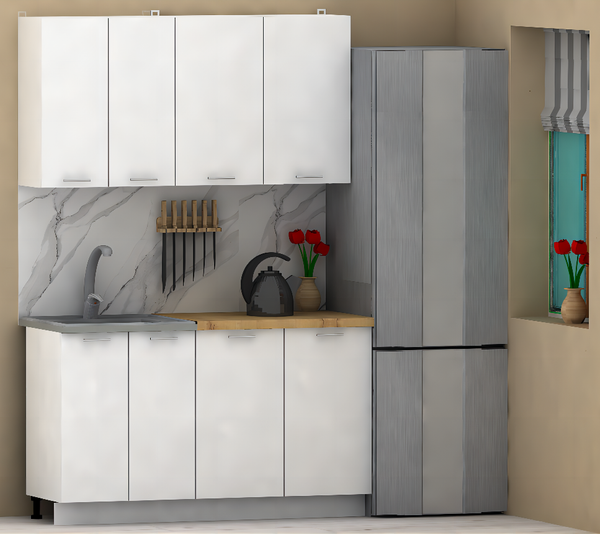 Изображение товара Кухонный гарнитур Eligard Lion 1.4 без столешницы (белый)