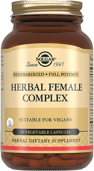 Изображение товара Пищевая добавка Solgar Натуральный растительный комплекс для женщин (50 капсул)