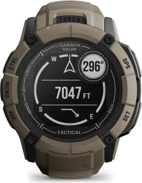 Изображение товара Умные часы Garmin Instinct 2X Solar Tactical 50mm / 010-02805-02 (коричневый)