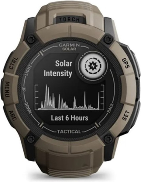 Изображение товара Умные часы Garmin Instinct 2X Solar Tactical 50mm / 010-02805-02 (коричневый)