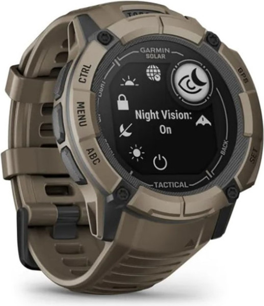 Изображение товара Умные часы Garmin Instinct 2X Solar Tactical 50mm / 010-02805-02 (коричневый)