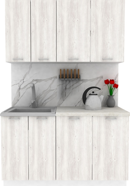 Изображение товара Кухонный гарнитур Eligard Lion 1.4 без столешницы (сосна каньон)