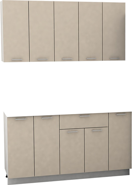 Изображение товара Кухонный гарнитур Eligard Lion 1.5 без столешницы (персидский жемчуг)