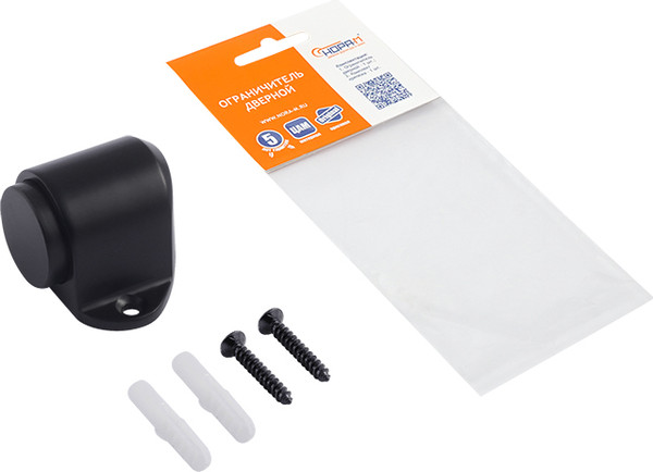 Изображение товара Ограничитель дверной Нора-М 108 / 18950 (черный)