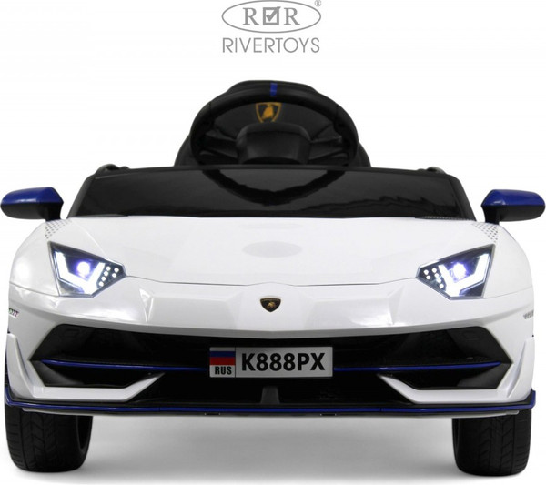 Изображение товара Детский автомобиль RiverToys K888PX (белый)