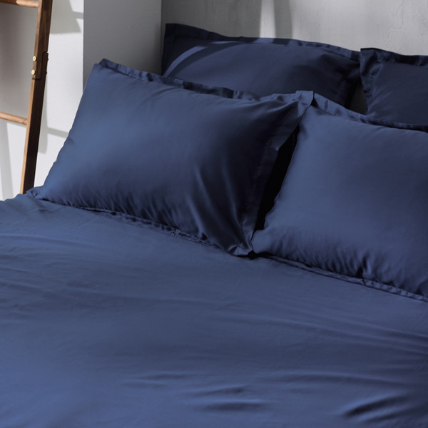 Изображение товара Простыня Sima-Land Home Tencel 160x235 / 10285362 (синий)