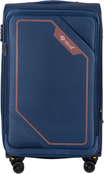 Изображение товара Чемодан на колесах Solier STL2240 (M, синий/коричневый)