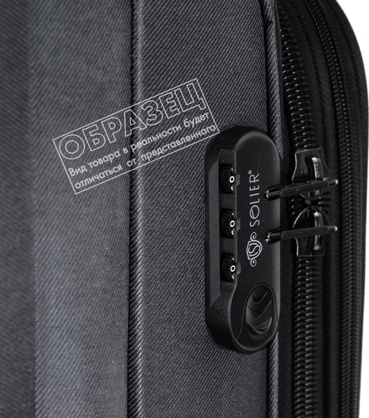 Изображение товара Чемодан на колесах Solier STL2240 (L, синий/зеленый)