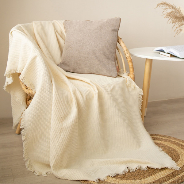 Изображение товара Плед Sima-Land Home Honey waffle 130x180 / 10398195