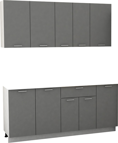 Изображение товара Кухонный гарнитур Eligard Lion 1.8 без столешницы (дымчатый алмаз)