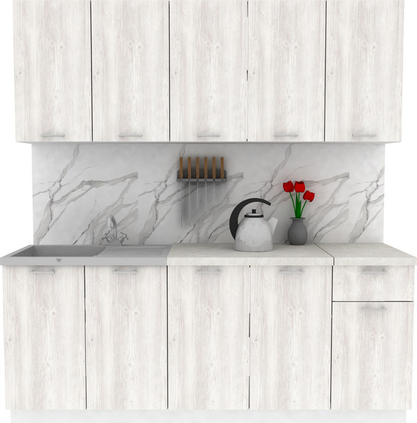 Изображение товара Кухонный гарнитур Eligard Lion 2.0 без столешницы (сосна каньон)