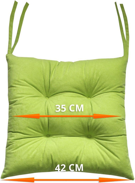 Изображение товара Подушка на стул MATEX Velours / 34-285 (фисташковый)