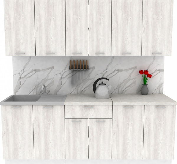 Изображение товара Кухонный гарнитур Eligard Lion 2.2 без столешницы (сосна каньон)