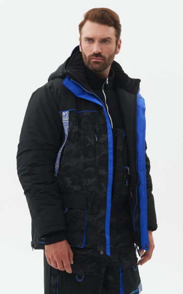 Изображение товара Костюм для охоты и рыбалки Huntsman Elbrus Reflect -45°C (р.48-50/170-176, черный)