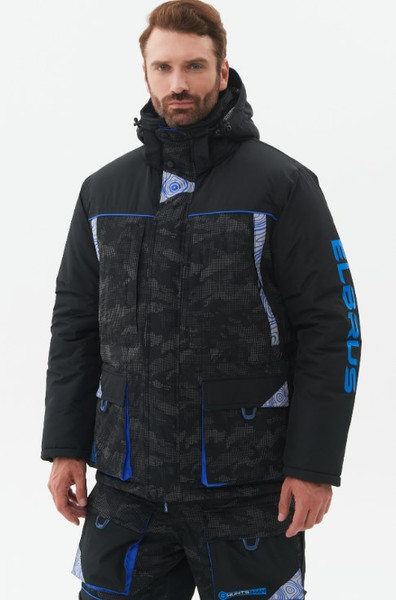 Изображение товара Костюм для охоты и рыбалки Huntsman Elbrus Reflect -45°C (р.48-50/182-188, черный)