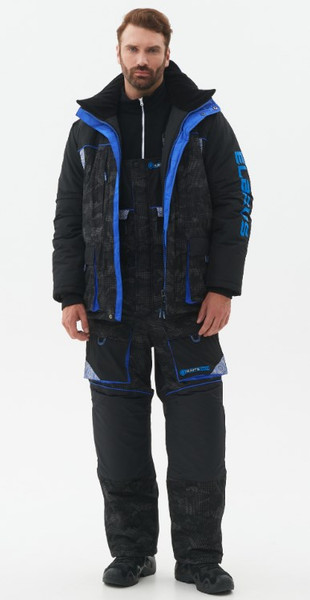 Изображение товара Костюм для охоты и рыбалки Huntsman Elbrus Reflect -45°C (р.52-54/170-176, черный)