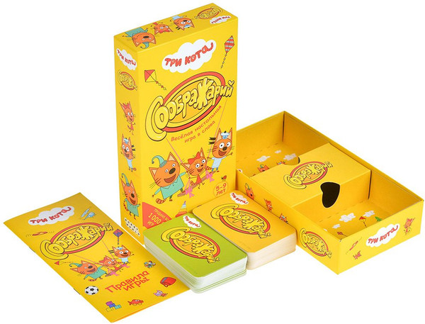 Изображение товара Настольная игра Мир Хобби Соображарий. Три кота / 915934