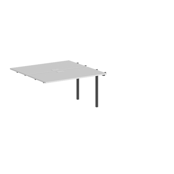 Изображение товара Комплект столов модульных Norden 280x163.8x75 / SG.218.WH.44.AN (антрацит/белый)