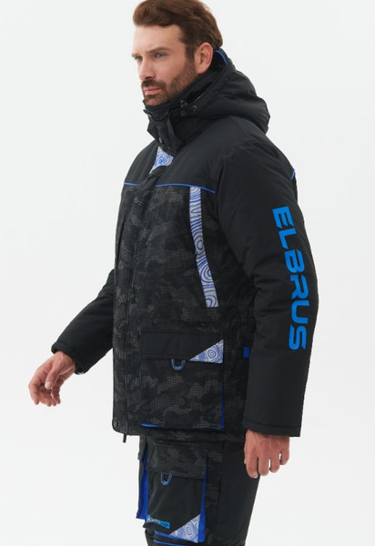 Изображение товара Костюм для охоты и рыбалки Huntsman Elbrus Reflect -45°C (р. 56-58/170-176, черный)