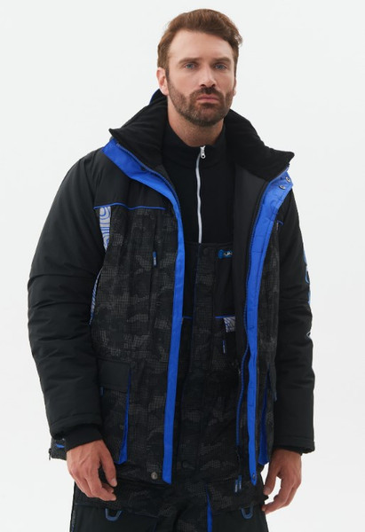 Изображение товара Костюм для охоты и рыбалки Huntsman Elbrus Reflect -45°C (р. 56-58/170-176, черный)