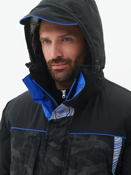 Изображение товара Костюм для охоты и рыбалки Huntsman Elbrus Reflect -45°C (р.56-58/182-188, черный)