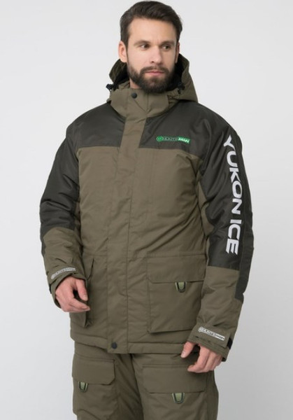Изображение товара Костюм для охоты и рыбалки Huntsman Yukon Ice-45°C (р.52-54/170-176, хаки/черный)