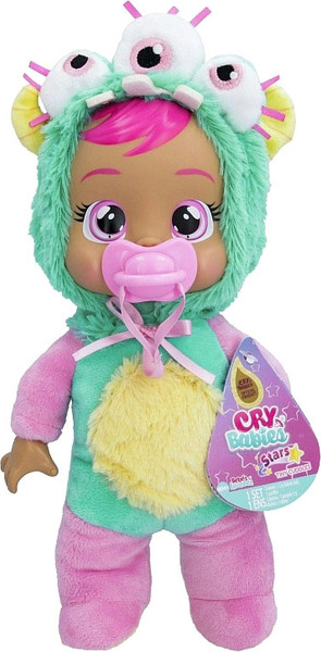 Изображение товара Пупс с аксессуарами Cry Babies Плачущий младенец. Зиппи Малышка Монстрик / 43576