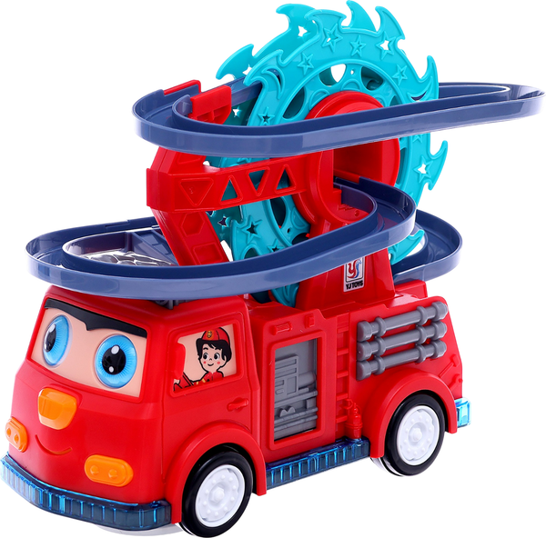 Изображение товара Автотрек Автоград Пожарная машина. Супер отряд YJ388-64 / 10454285