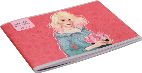 Изображение товара Альбом для рисования Listoff Красивая девушка / АБ402333