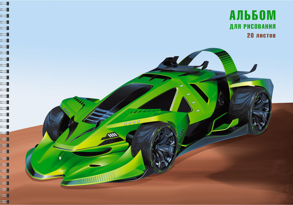 Изображение товара Альбом для рисования Listoff Turbo / АС202358