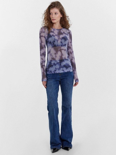 Изображение товара Лонгслив Mark Formelle 302848 (р.164/170-92-98, тай-дай на сиреневом)