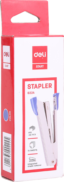 Изображение товара Степлер Deli №10 / 0224 (синий)
