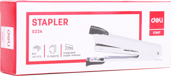 Изображение товара Степлер Deli №10 / 0224 (черный)