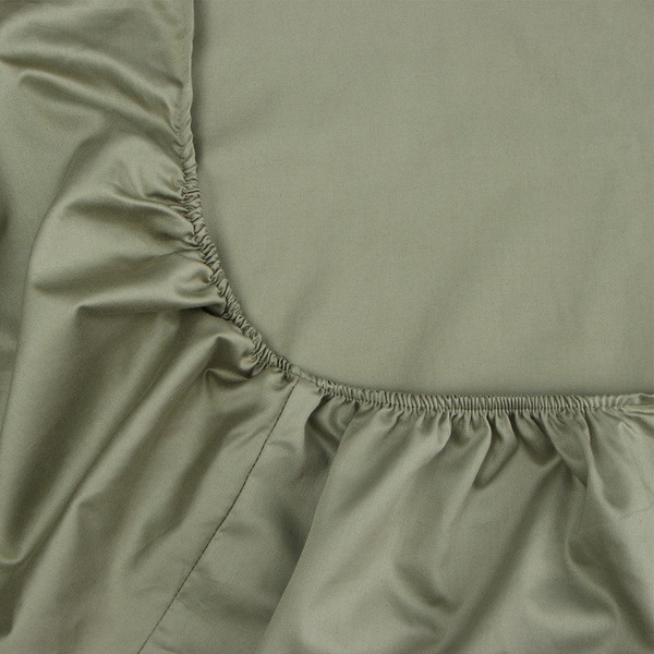 Изображение товара Простыня Sima-Land Home Олива 200x200 на резинке / 10217118