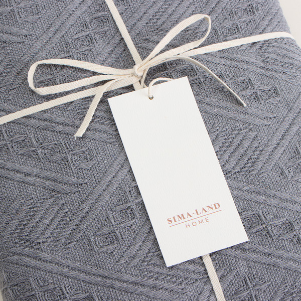 Изображение товара Плед Sima-Land Home Warm 130x180 / 10398193 (темно-серый)