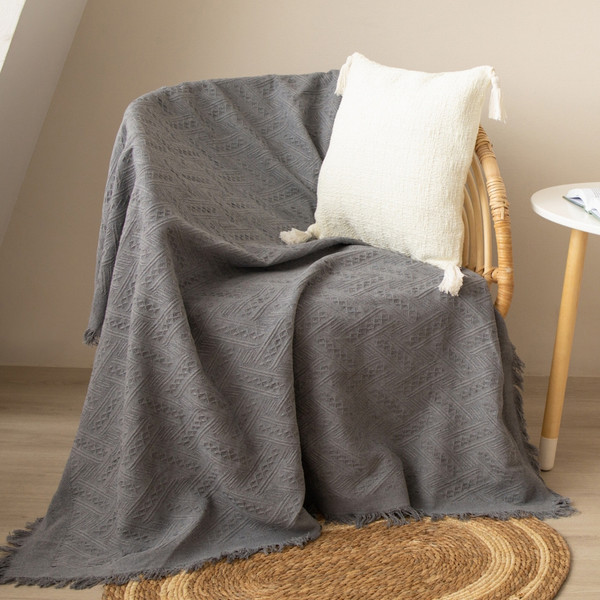 Изображение товара Плед Sima-Land Home Warm 130x180 / 10398193 (темно-серый)