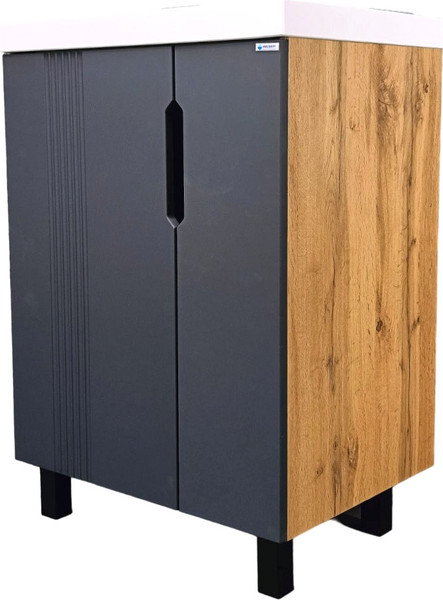 Изображение товара Тумба под умывальник Айсберг Bazis 60 Марта DA3502T (дуб вотан)